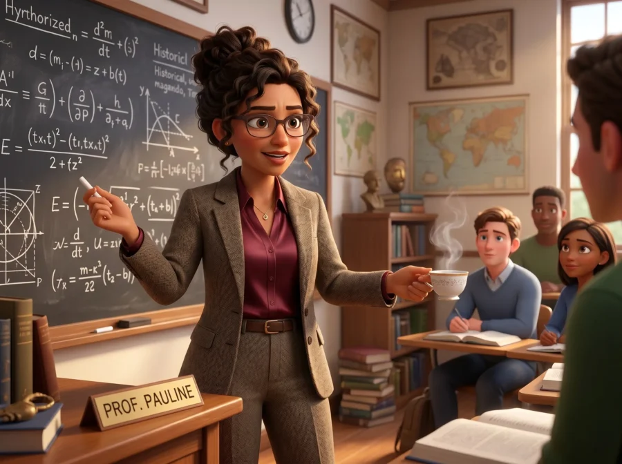 Pauline the Professor